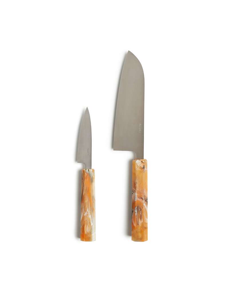 Petty & Santoku - Space Dust